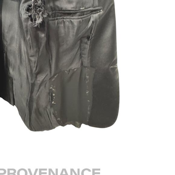 🔴 Saint Laurent Paris SLP Destroyed Tuxedo Dinner Jacket 44 - Picture 14 of 16